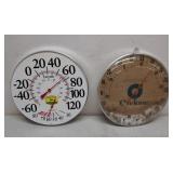 Advertising thermometers John Deere plus