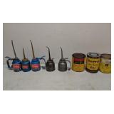 Oil cans advertising Ford John Deere & more