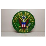 SST 3D US Army sign 23" round