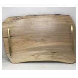Live Edge Spalted Serving Tray