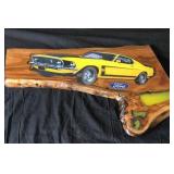 Boss 302 Mustang Epoxy Wall Hanging Art