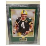 Brett Farve#4,autographed print