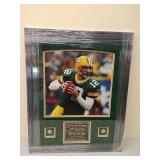 Aaron Rodgers#12,autographed print