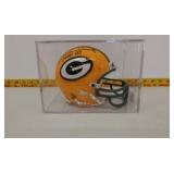 Willie Wood autographed mini helmet