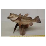 Large mouth bass mount approx 18" fish