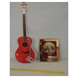 Budweiser mirror and SST guitar sign