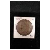 1878-CC Morgan Silver dollar