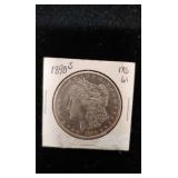 1890-S Morgan silver dollar