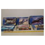 6 Revell models airplane train military+