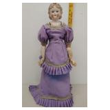 Porcelain doll approx 22"