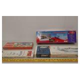 4 balsa airplane models Guillow"s Comet+