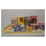 Large lot doll books+