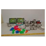 Mini pots pans dishes etc toy/doll