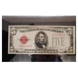 1928-F Red Seal $5 note