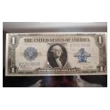 1928 Blue seal$1,irregular