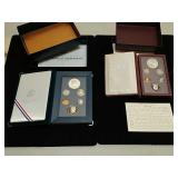 1984 Olympic,1990 Prestige coin sets