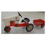 Agri-King pedal car tractor w/trailer