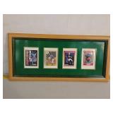Bo Jackson player cards(4)in frame