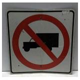 SST No Trucks Sign