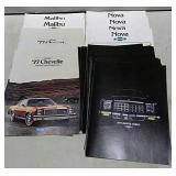 Asstorted Chevy Dealer Brochures