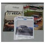 Assorted Chevy Dealer Brochures