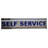 Plastic Self Service Kickapoo Display Sign