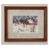 Watercolor Painting by Anniedeen Creel Casper WY