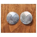Carlos Diaz Sterling Silver Clip Earrings