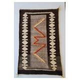 Vintage Navajo Rug 21" x 33"