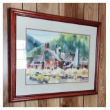 Watercolor Landscape Painting Jean Goedicke WY