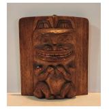 Gerry Dudoward Tsimshian Black Bear Post Carving