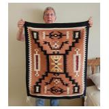 Shirley Smith Lopez Navajo Storm Pattern Rug
