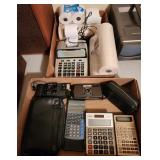 Vintage Calculators & Cameras Casio TI Canon