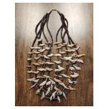 22" Zuni Five Strand Heishi & Fetish Necklace