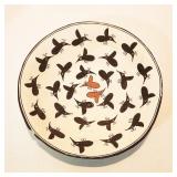 Dolores Lewis Acoma 13" Hummingbird Moth Bowl