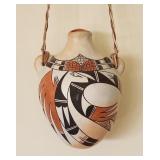 Pauline Setalla Hopi Hanging Pottery Water Jug