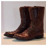 LUCCHESE Hornback Cayman Boots 10 2E & Buckle