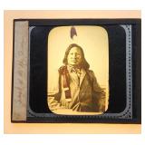 Lantern Slide Chief Rain In The Face DF Barry