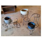 Garden Plantpots & Iron Plant Pot Holders