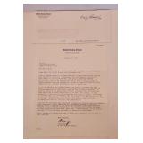 Letter WY Senator Craig Thomas Iraq Saddam Hussein