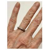 Delicate 14K Priscilla Ring 4 Diamonds 2.08 Grams