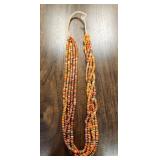 30" Santo Domingo Kewa 5 Strand Necklace
