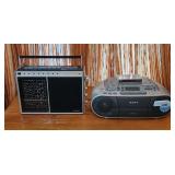 Panasonic RF-1700 & Sony CFD-SO1 Radios