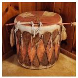 Large 23" Native American Thunderbird Drum