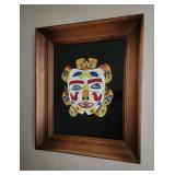 Painting of a Pacific Northwest Tribal Mask