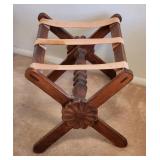 Carved Luggage Stand Probably By Elidio Gonzalez