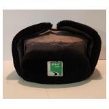 Vintage Mans Russian Made Shearling Hat