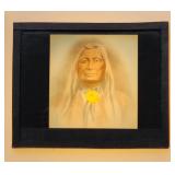Antique Lantern Slide of Chief Washakie Shoshone
