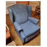 Blue BURRIS Recliner Chair