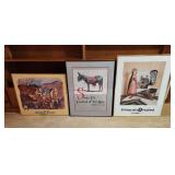 Three Framed Santa Fe & Taos Festivals Posters